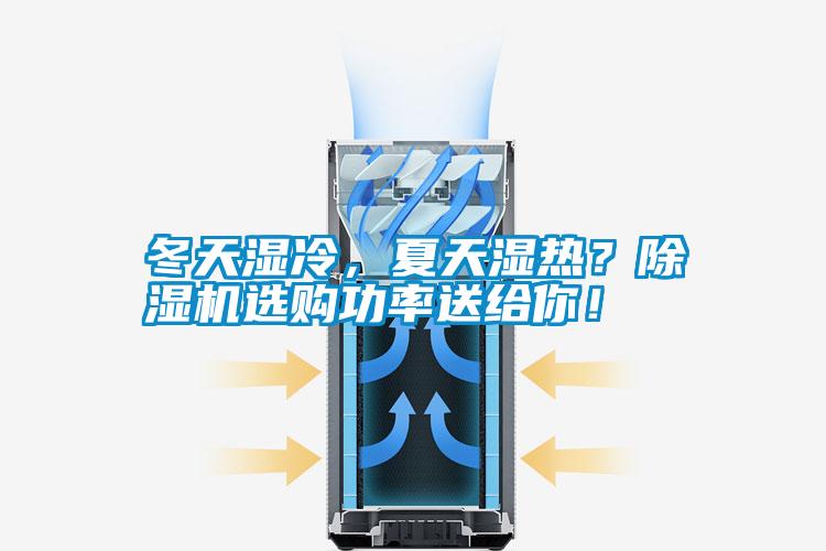 冬天濕冷，夏天濕熱？除濕機選購功率送給你！