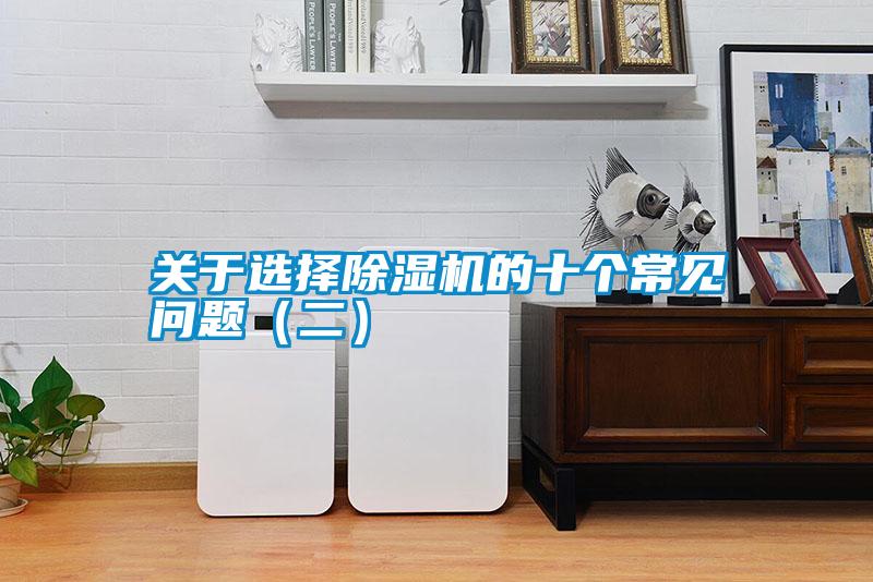 關(guān)于選擇除濕機(jī)的十個常見問題（二）