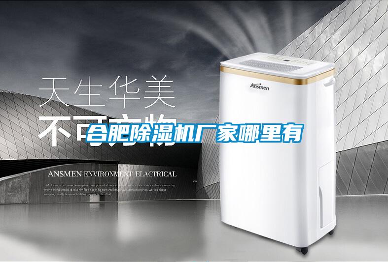 合肥除濕機廠家哪里有