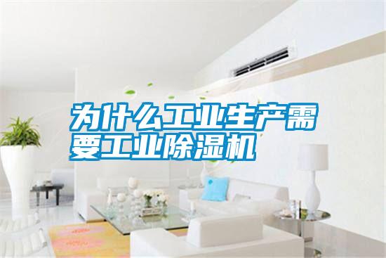 為什么工業生產需要工業除濕機