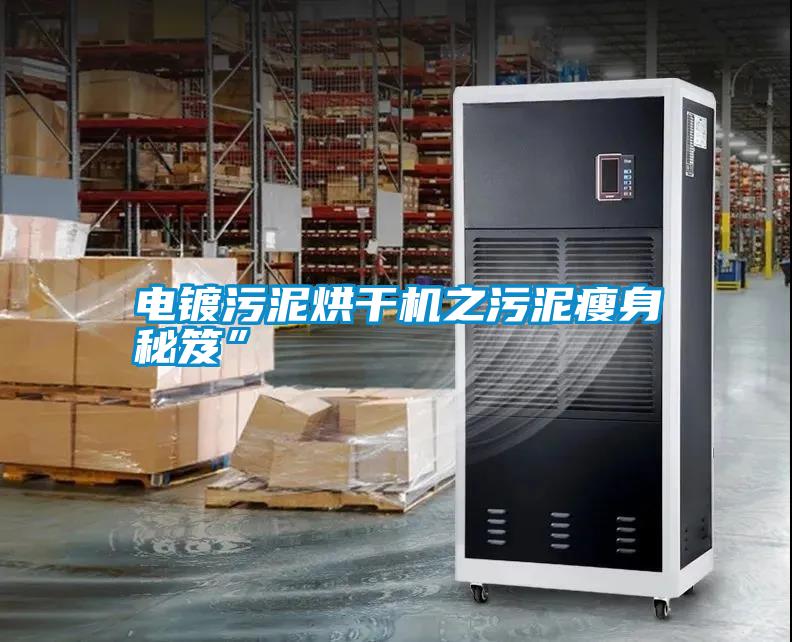 電鍍污泥烘干機之污泥瘦身秘笈”