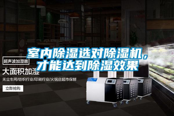 室內(nèi)除濕選對(duì)除濕機(jī)，才能達(dá)到除濕效果