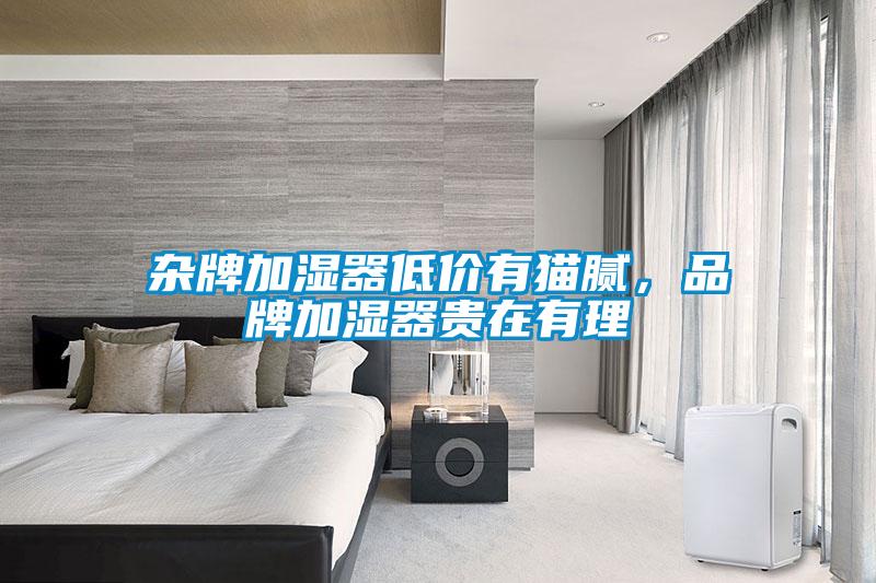 雜牌加濕器低價(jià)有貓膩，品牌加濕器貴在有理