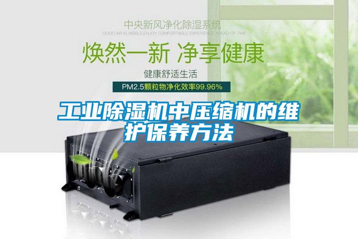 工業除濕機中壓縮機的維護保養方法