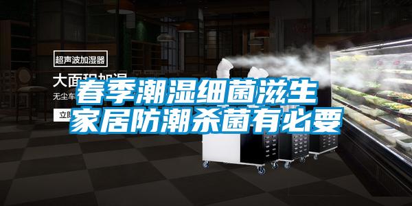 春季潮濕細菌滋生 家居防潮殺菌有必要