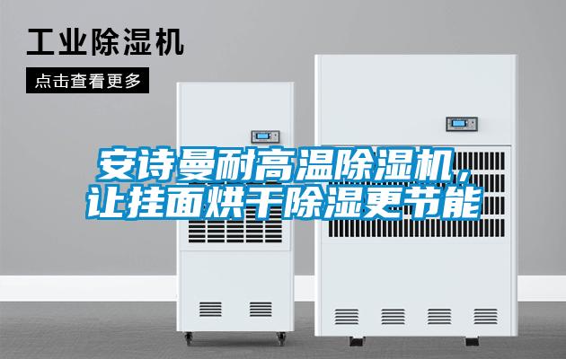 安詩曼耐高溫除濕機，讓掛面烘干除濕更節(jié)能