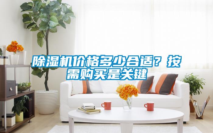 除濕機(jī)價(jià)格多少合適？按需購(gòu)買(mǎi)是關(guān)鍵