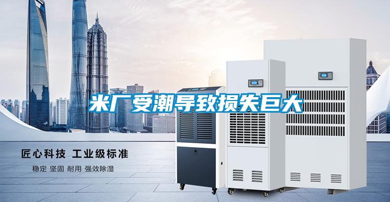 米廠受潮導致損失巨大