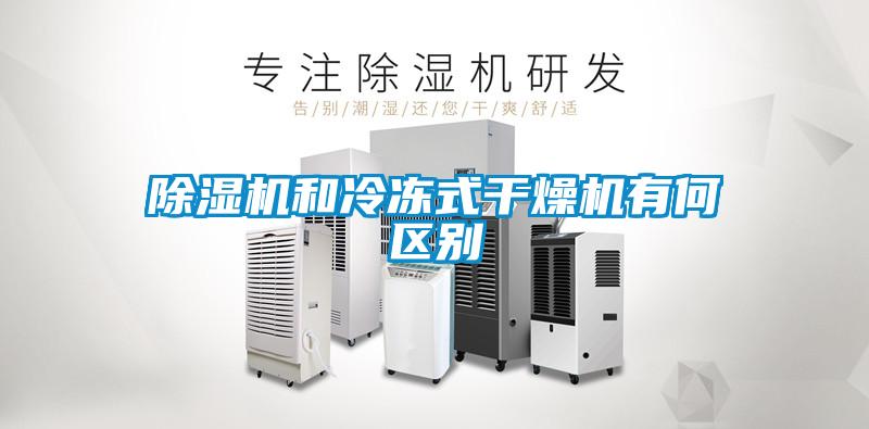 除濕機和冷凍式干燥機有何區別
