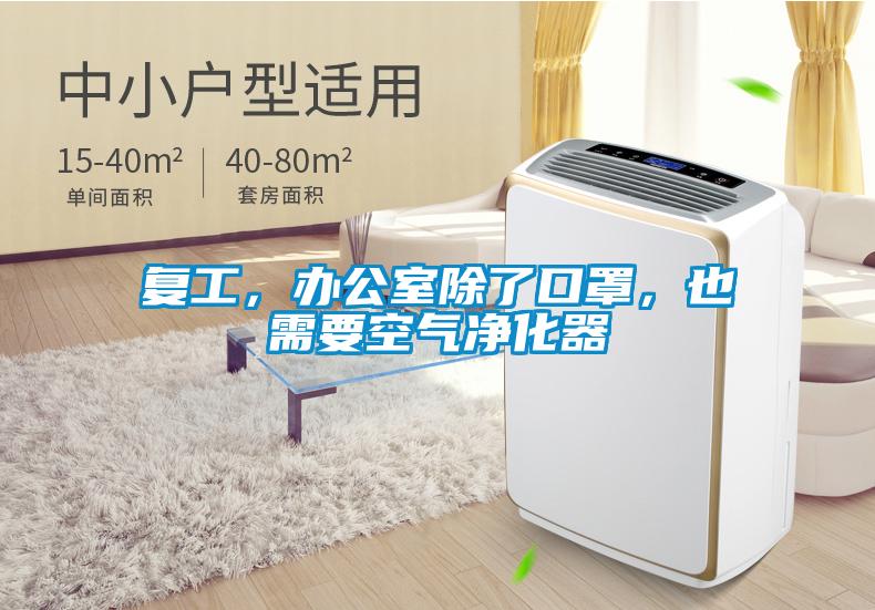 復工，辦公室除了口罩，也需要空氣凈化器