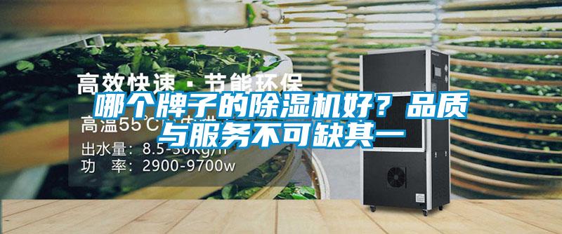 哪個牌子的除濕機好？品質與服務不可缺其一