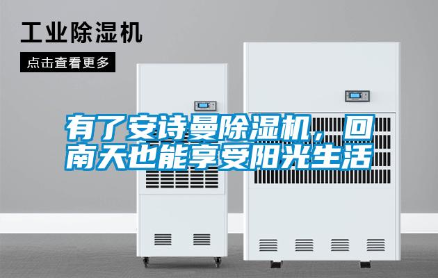 有了安詩曼除濕機，回南天也能享受陽光生活