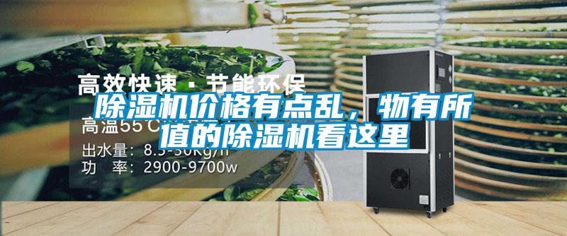 除濕機價格有點亂，物有所值的除濕機看這里