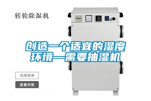 創造一個適宜的濕度環境—需要抽濕機