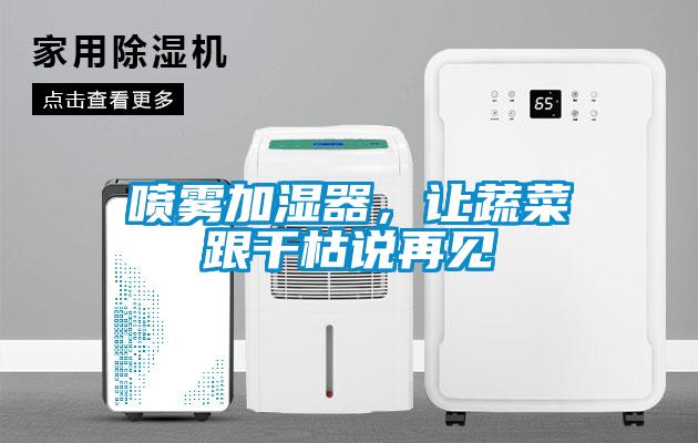噴霧加濕器，讓蔬菜跟干枯說(shuō)再見