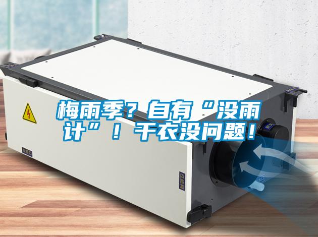 梅雨季？自有“沒雨計”！干衣沒問題！