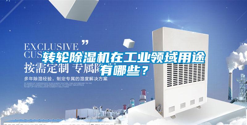 轉輪除濕機在工業領域用途有哪些？