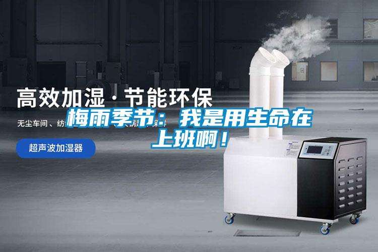梅雨季節：我是用生命在上班啊！