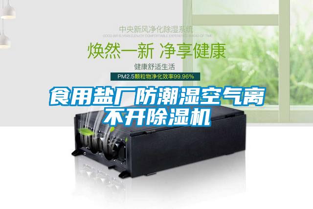 食用鹽廠防潮濕空氣離不開除濕機