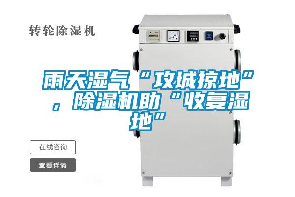 雨天濕氣“攻城掠地”，除濕機助“收復濕地”