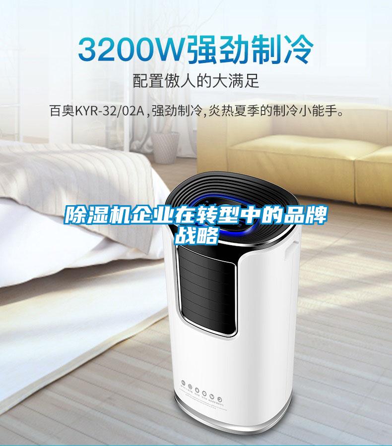 除濕機企業在轉型中的品牌戰略