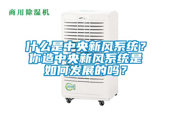 什么是中央新風(fēng)系統(tǒng)？你造中央新風(fēng)系統(tǒng)是如何發(fā)展的嗎？