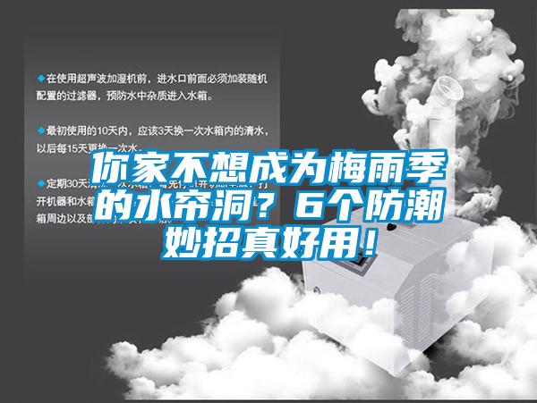 你家不想成為梅雨季的水簾洞？6個防潮妙招真好用！