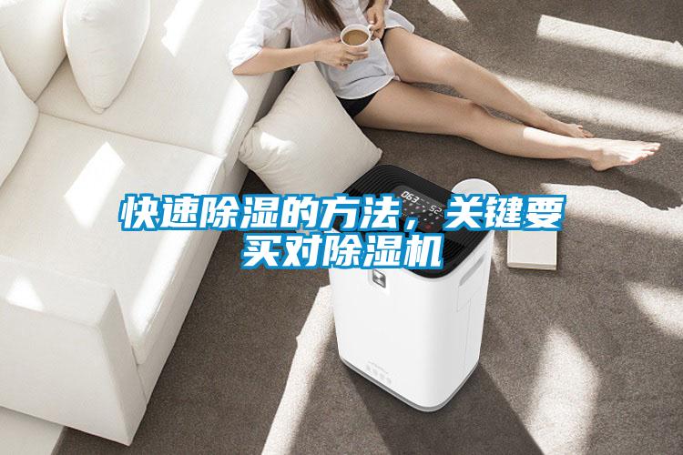 快速除濕的方法，關(guān)鍵要買對(duì)除濕機(jī)