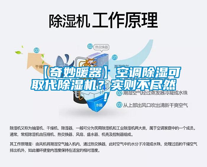 【奇妙暖器】空調除濕可取代除濕機？實則不盡然！