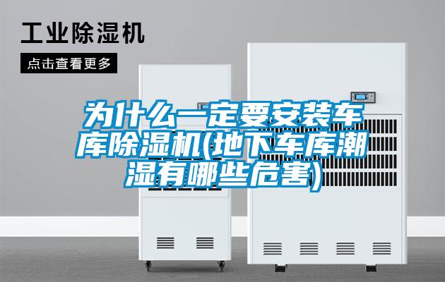 為什么一定要安裝車庫除濕機(地下車庫潮濕有哪些危害)