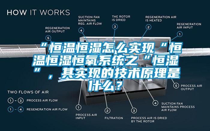 “恒溫恒濕怎么實現“恒溫恒濕恒氧系統之“恒濕”，其實現的技術原理是什么？