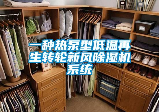 一種熱泵型低溫再生轉(zhuǎn)輪新風除濕機系統(tǒng)