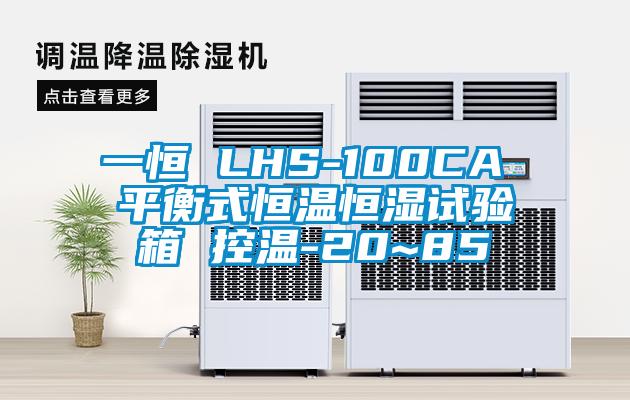 一恒 LHS-100CA 平衡式恒溫恒濕試驗(yàn)箱 控溫-20~85℃