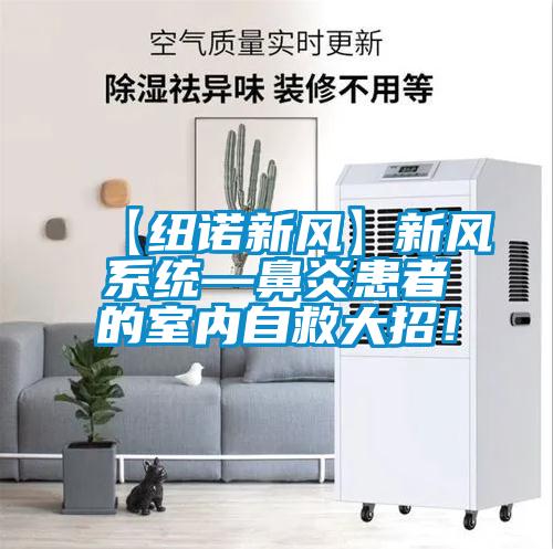 【紐諾新風】新風系統—鼻炎患者的室內自救大招！