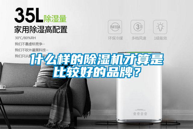 什么樣的除濕機才算是比較好的品牌？