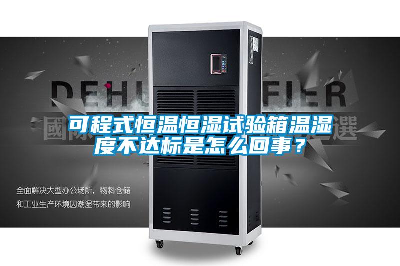 可程式恒溫恒濕試驗箱溫濕度不達標是怎么回事？