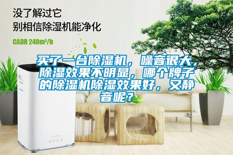 買了一臺除濕機(jī)，噪音很大，除濕效果不明顯，哪個牌子的除濕機(jī)除濕效果好，又靜音呢？