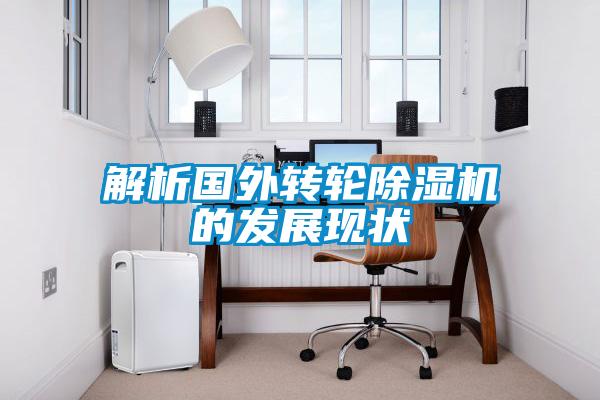 解析國外轉(zhuǎn)輪除濕機的發(fā)展現(xiàn)狀