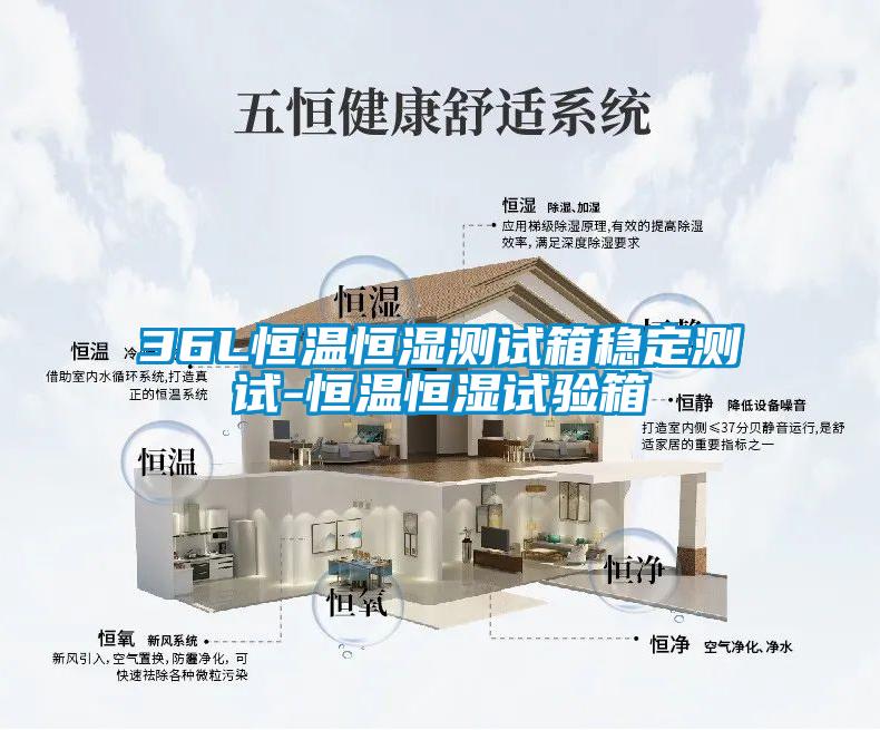 36L恒溫恒濕測試箱穩定測試-恒溫恒濕試驗箱
