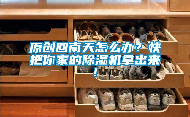 原創回南天怎么辦？快把你家的除濕機拿出來!