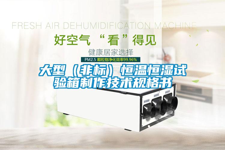 大型（非標）恒溫恒濕試驗箱制作技術規格書