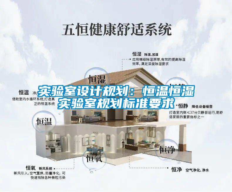 實驗室設計規劃：恒溫恒濕實驗室規劃標準要求