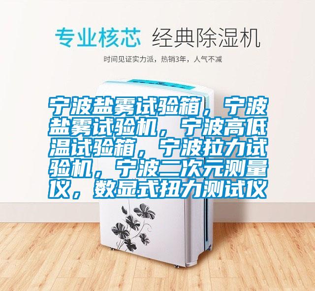 寧波鹽霧試驗箱，寧波鹽霧試驗機，寧波高低溫試驗箱，寧波拉力試驗機，寧波二次元測量儀，數顯式扭力測試儀