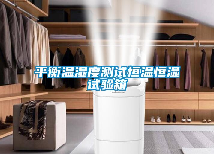平衡溫濕度測試恒溫恒濕試驗(yàn)箱