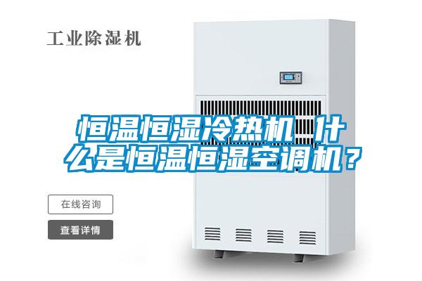 恒溫恒濕冷熱機 什么是恒溫恒濕空調機？