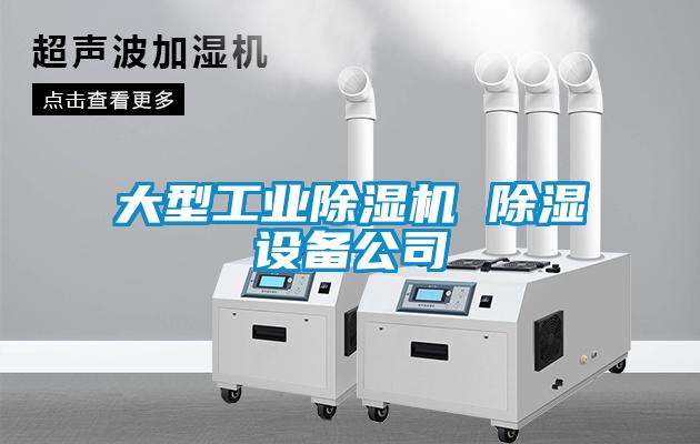 大型工業除濕機 除濕設備公司