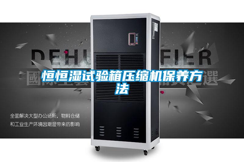 恒恒濕試驗箱壓縮機保養方法