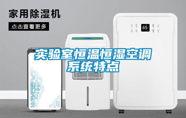 實驗室恒溫恒濕空調系統特點
