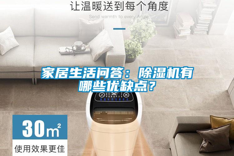 家居生活問答：除濕機有哪些優缺點？