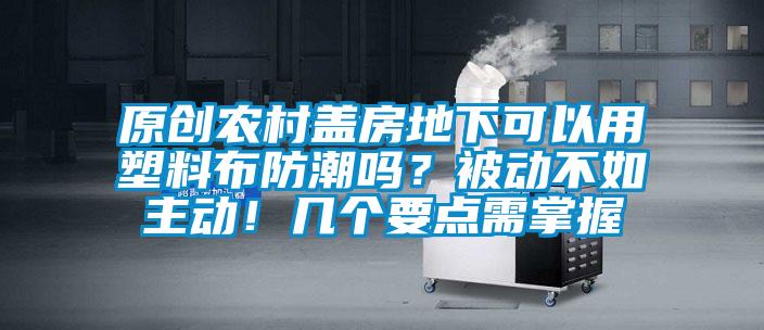 原創農村蓋房地下可以用塑料布防潮嗎？被動不如主動！幾個要點需掌握